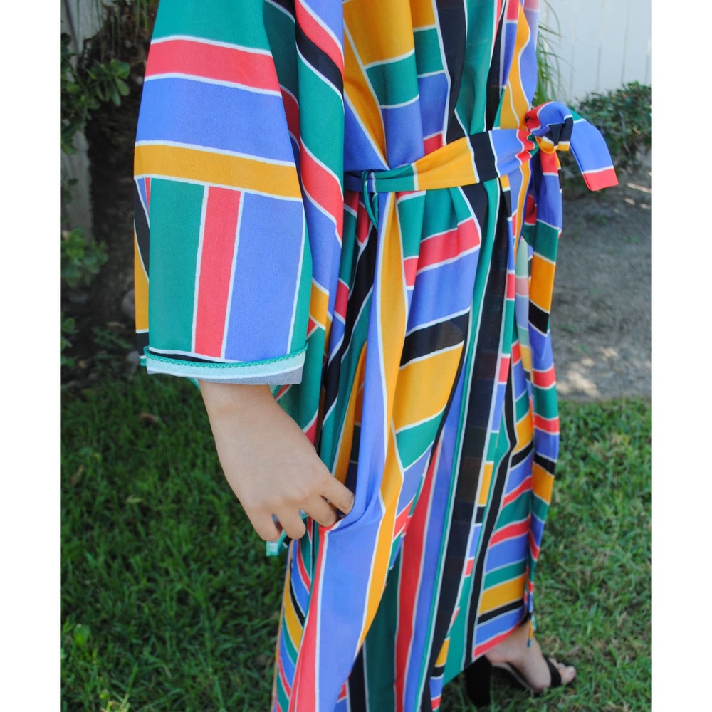 mira mira multicolor two pieces maxi dress